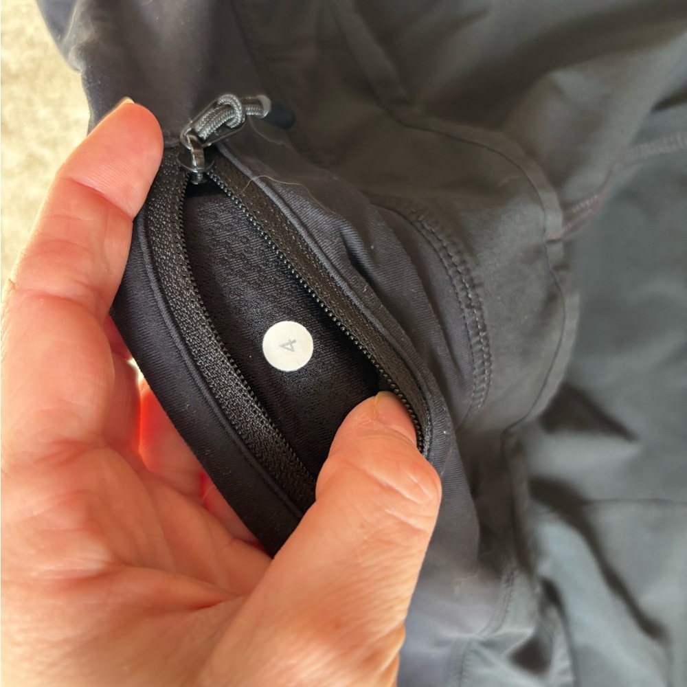 Lululemon black running shorts